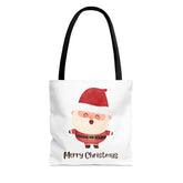 Merry Christmas Tote Bag, Reusable Canvas Santa Tote Bags, Available in Different Size - Infinite Pack